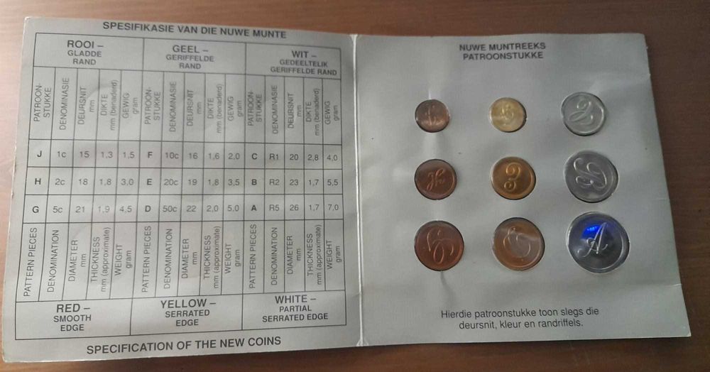 SA Mint New Coin Series Designs Booklet