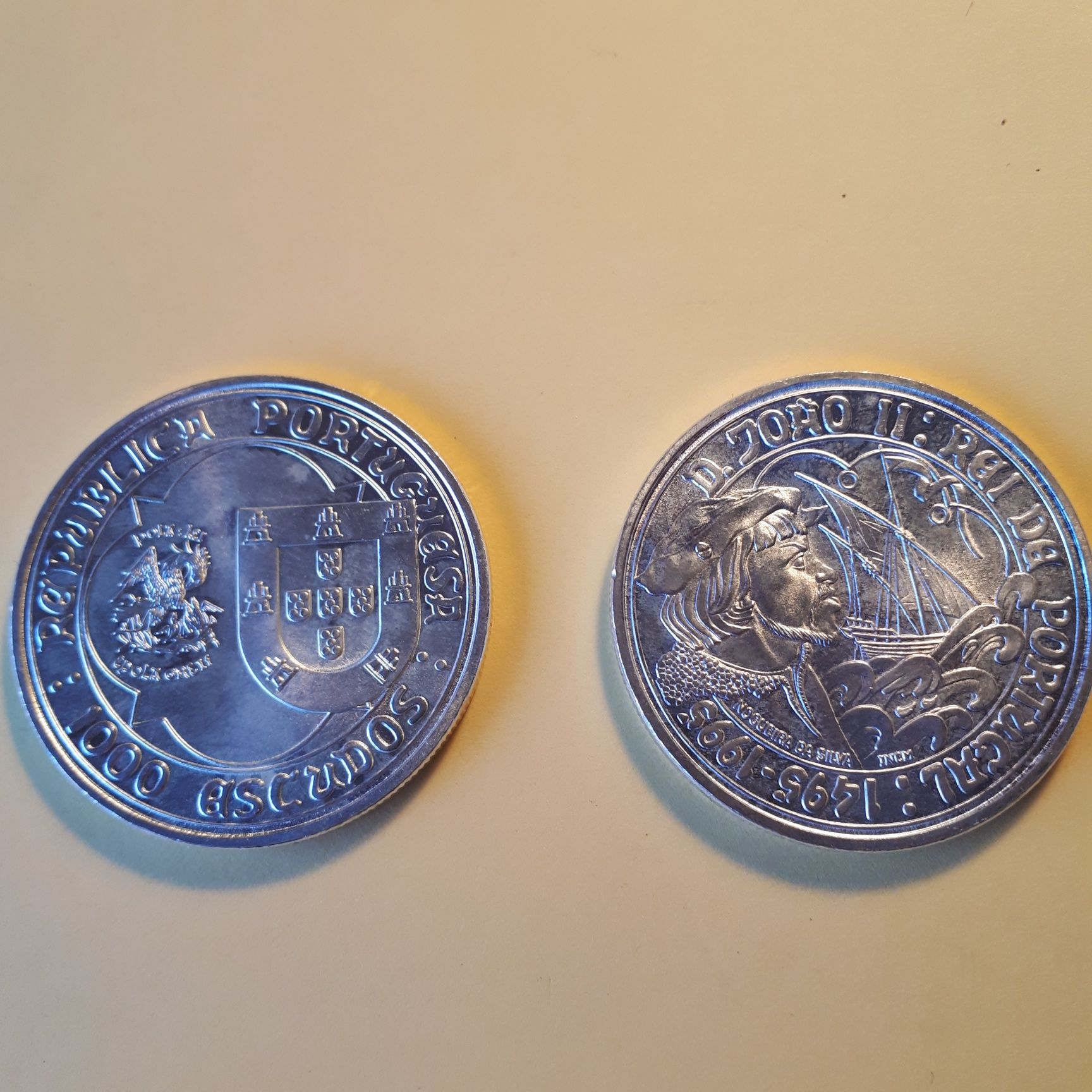 Moedas 1000 escudos Belas