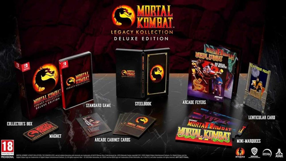 Mortal Kombat: Legacy Kollection звичайне видання та Deluxe Edition