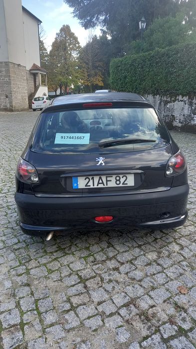 Veículo pageot 206 de 2005 com folha de inspecção limpa