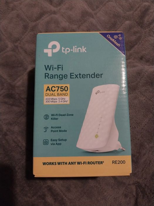 Ретранслятор TP-LINK RE190 WiFi5 / AC750 / Підтримка OneMESH
