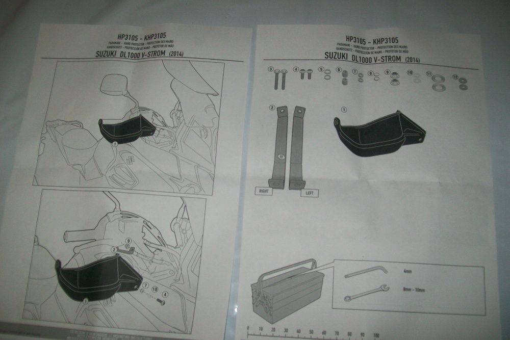 HP3105 DL650 V-Strom (04>16) DL1000 (14>19) HANDBARY SUZUKI