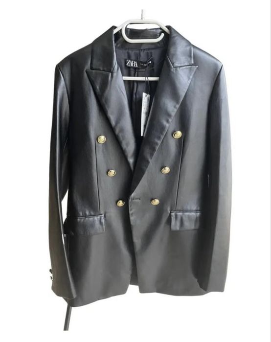 Піджак з еко шкіри Zara