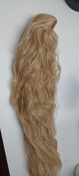 Nowa kita kucyk włosy syntetyczne blond