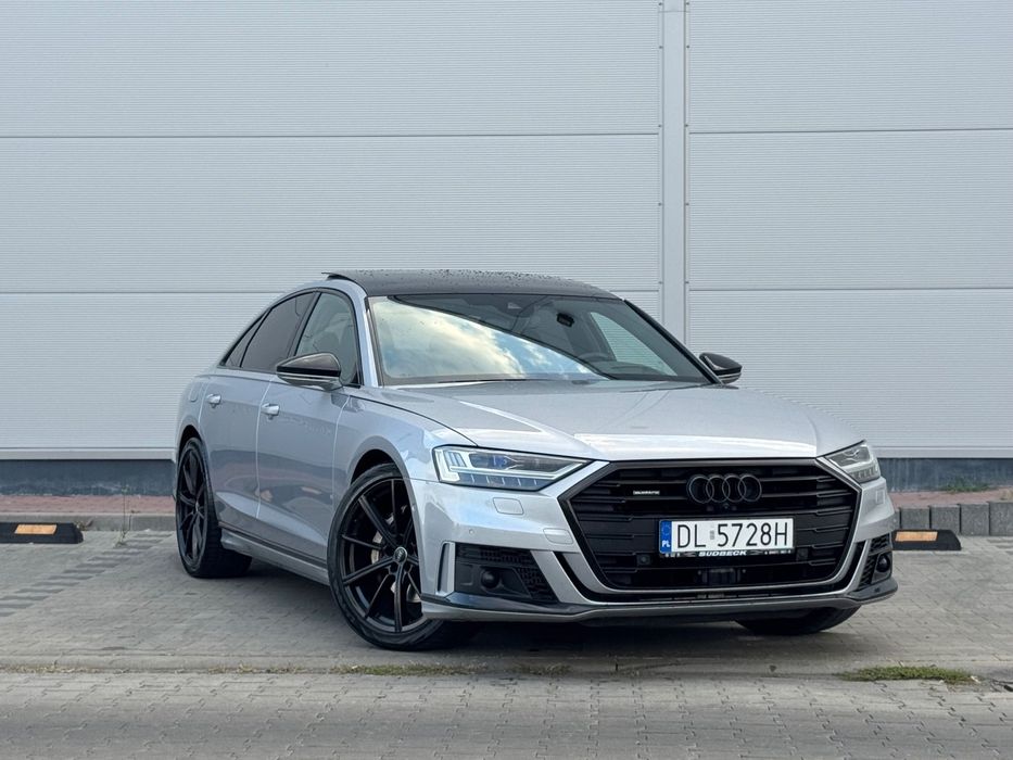 Audi A8 3.0 50 TDi Sline / Oś skrętna / Matrix / Pierwszy Właściciel / Zamiana