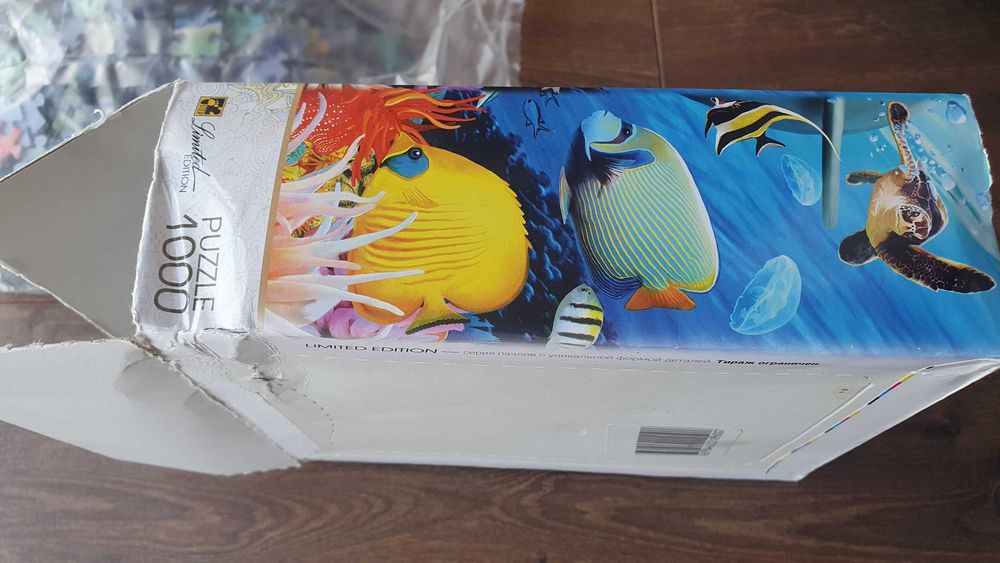 Пазл Pazzle Підводний світ (1000 елементів). 68х48 см. В коробці!