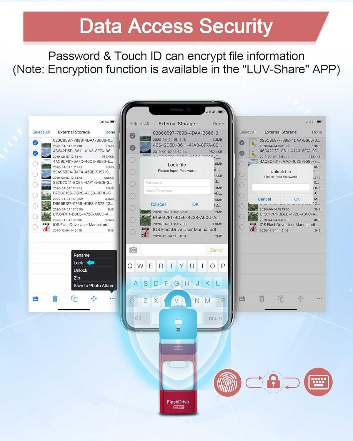 Pamięć flash USB ZARMST 512 GB do telefonu