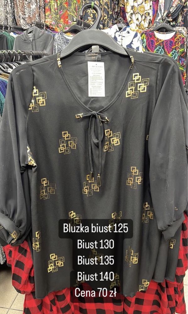 Bluzka biust 135 plus size duza
