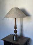 Drewniana lampa stołowa Vintage, retro
