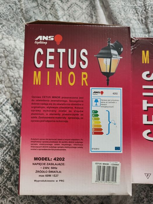 Nowe lampy ogrodowe Cetus Minor