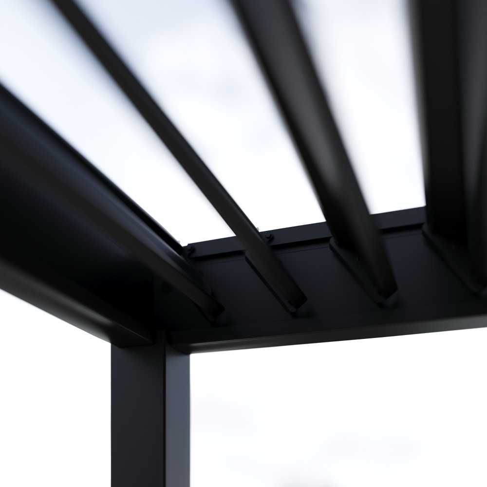 Pergola aluminiowa zadaszenie żaluzjowe - wolnostojąca
