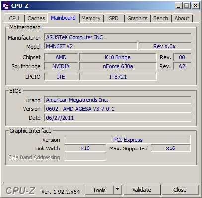 Комплект Asus M4N68T v2/Phenom II X4 965/4x2GB Kingston DDR3-1600