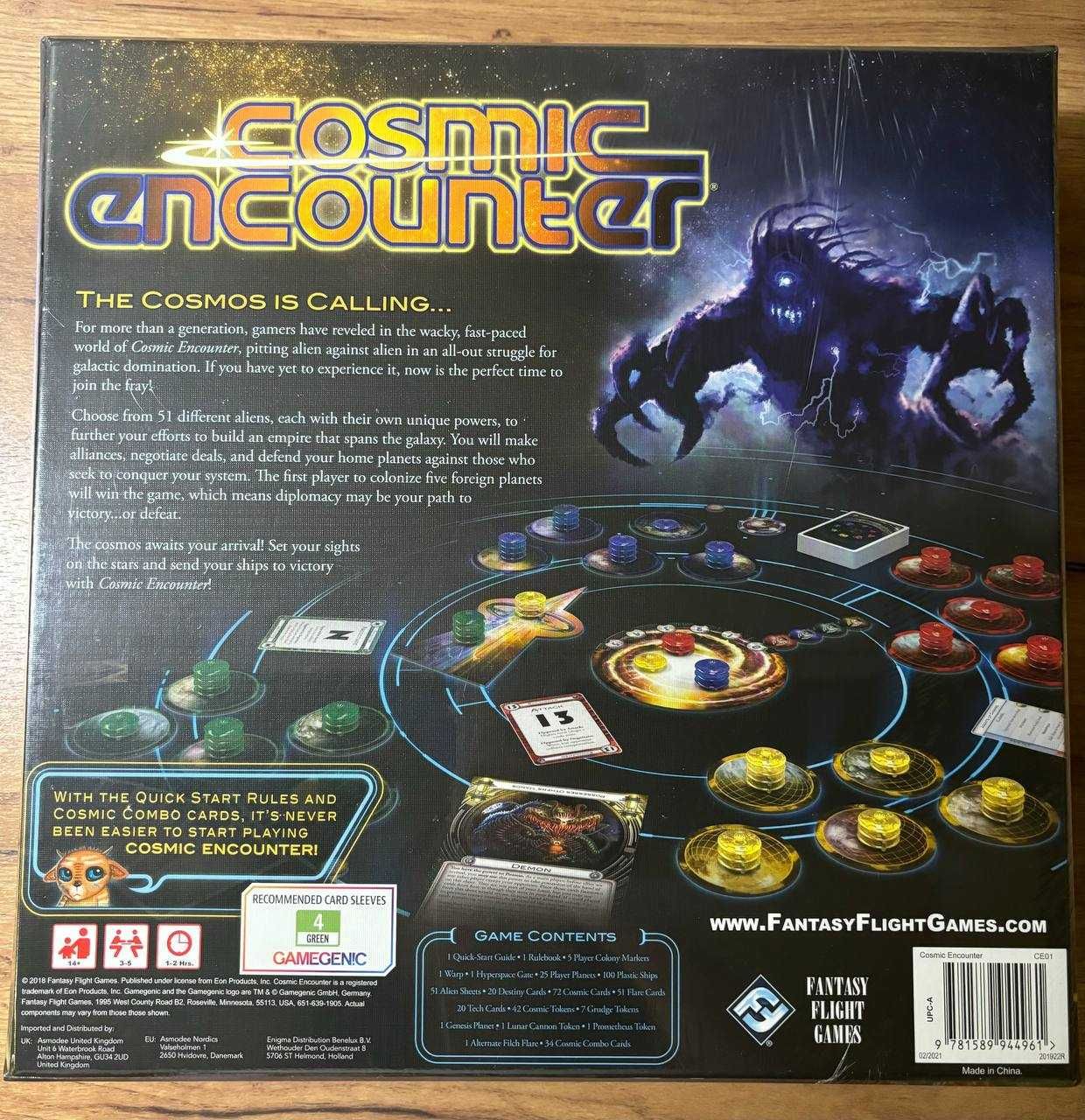 Cosmic Encounter (Космічний Контакт) англійською - нова, в плівці