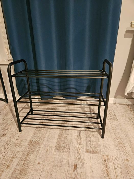 Pudełka z 3 poziomami czarna dom przechowywanie