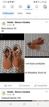 3 Sapatos tamanho 23