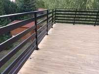Balustrada balustrady aluminiowe malowane proszkowo