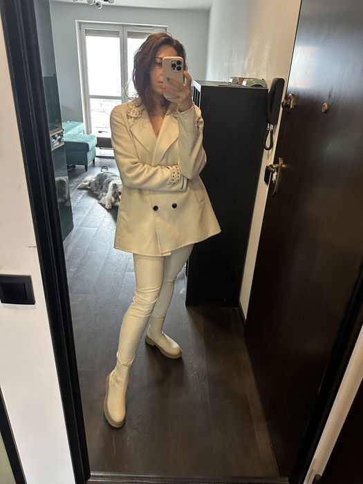 Bialy plaszczyk marella max mara