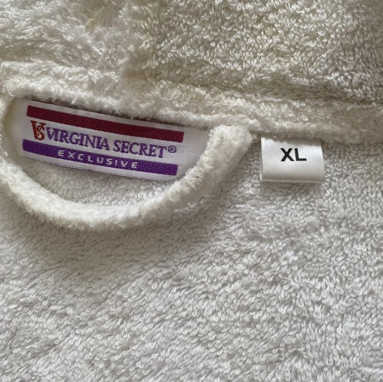 Халат чоловічик махровий virginia secret xl білий