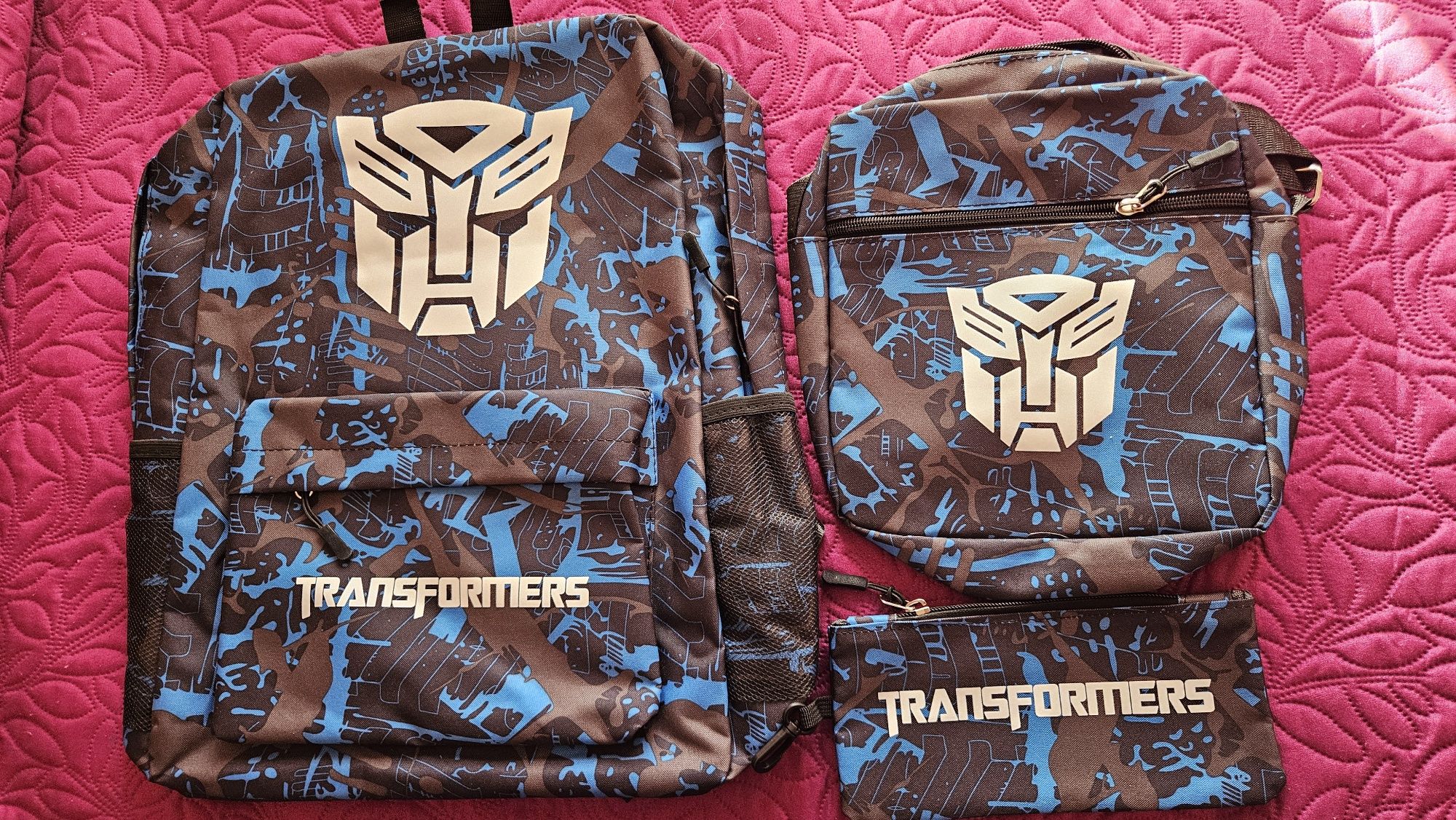 Mala / mochila transformers criança