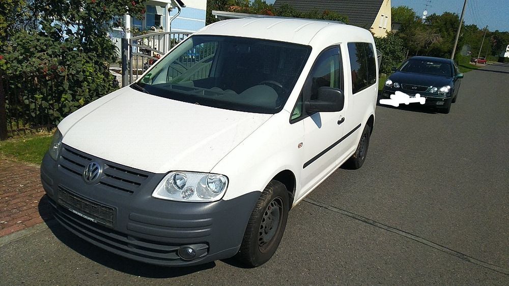 VW Caddy 2.0+LPG KLIMA VAN 08r Stan bdb z Niemiec Ciężarowy 2os.