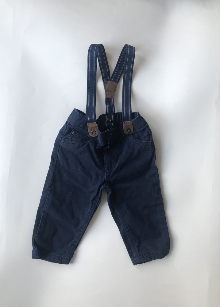 Carter’s zestaw body i spodnie z szelkami rozm. 6 M.