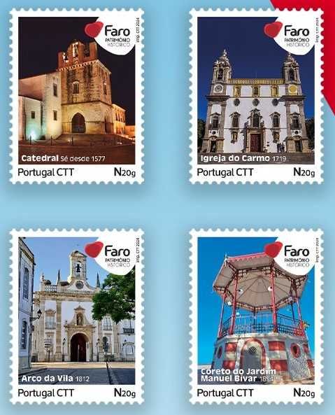 FARO PATRIMONIO HISTORICO - Booklet CTT 4 selos autoadesivos - 2024
