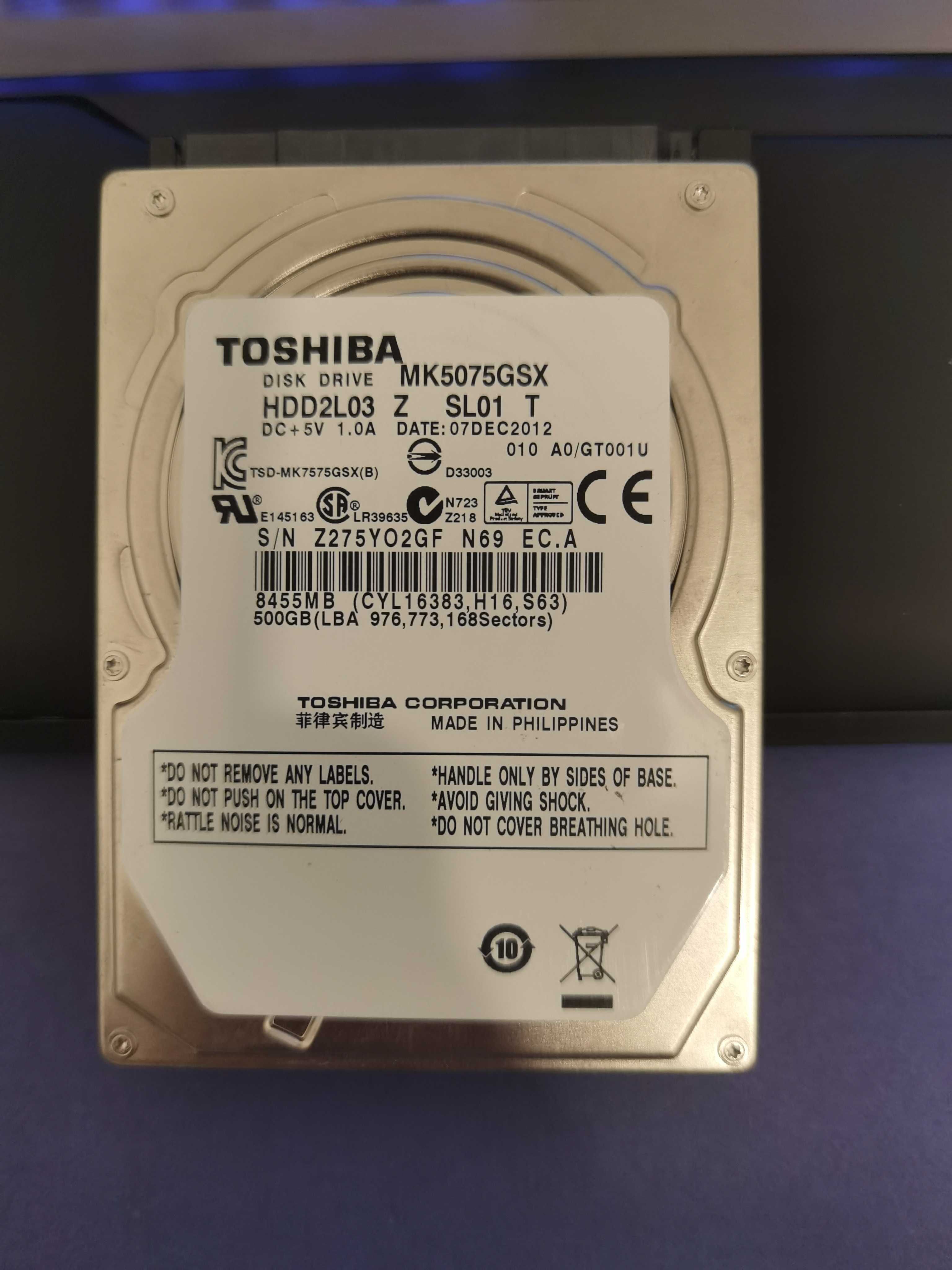 Disco HDD Toshiba 500Gb