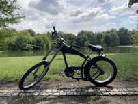 Rower Chopper Custom – Stylowy Czarny Cruiser, Unikat!