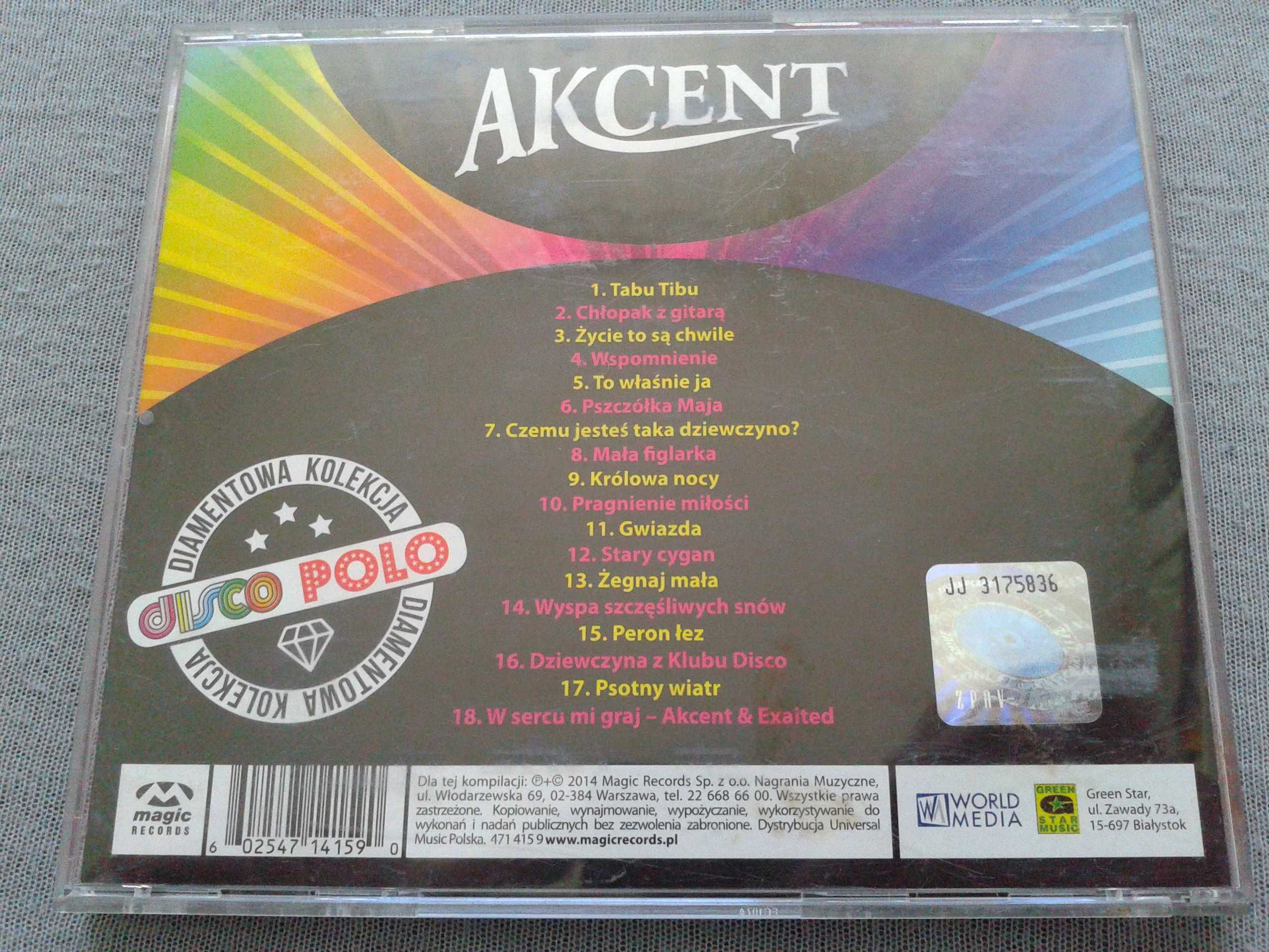 Akcent - Diamentowa Kolekcja  CD