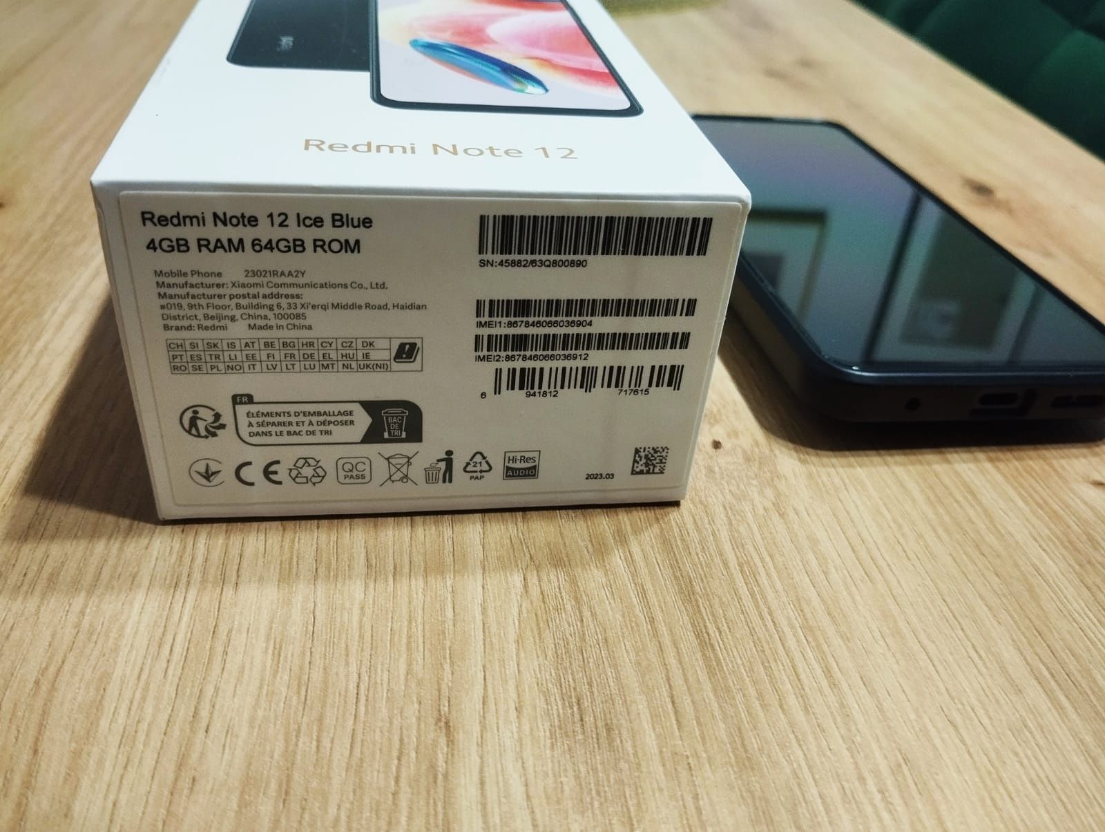 Xiaomi Redmi Note 12 stan idealny