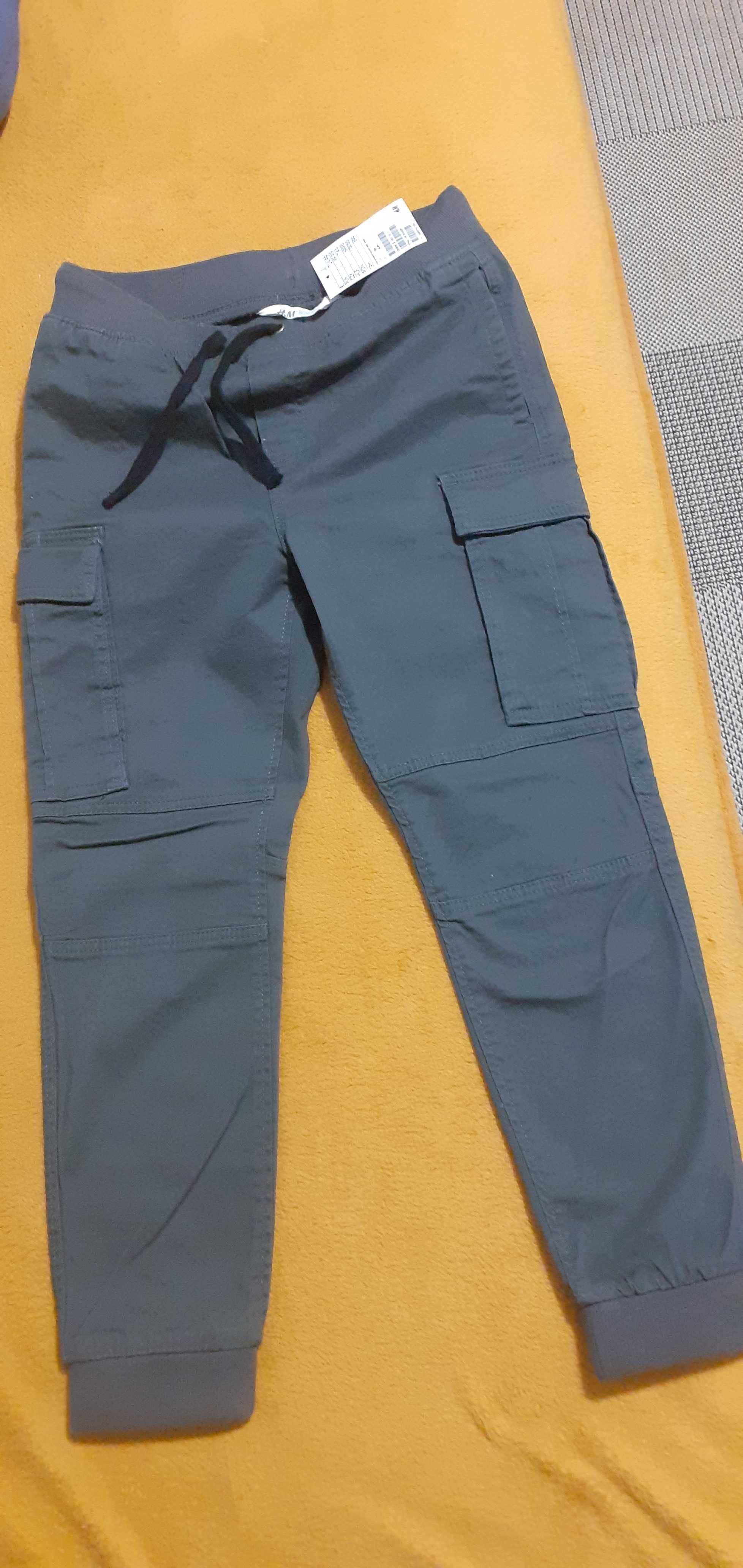Spodnie chłopięce -bojówki H&M  rozm.134 cm chłopak