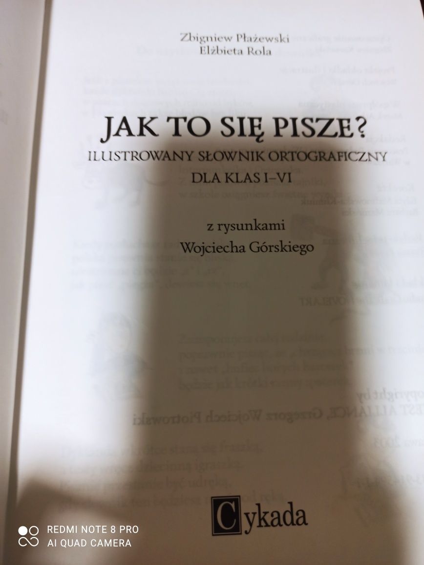 Ilustrowany słownik ortograficzny dla klas 1-4