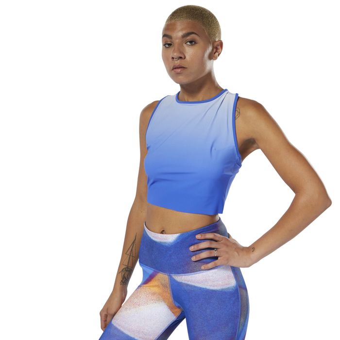 Кроп топ Reebok Yoga спортивна його тренування sport casual боді