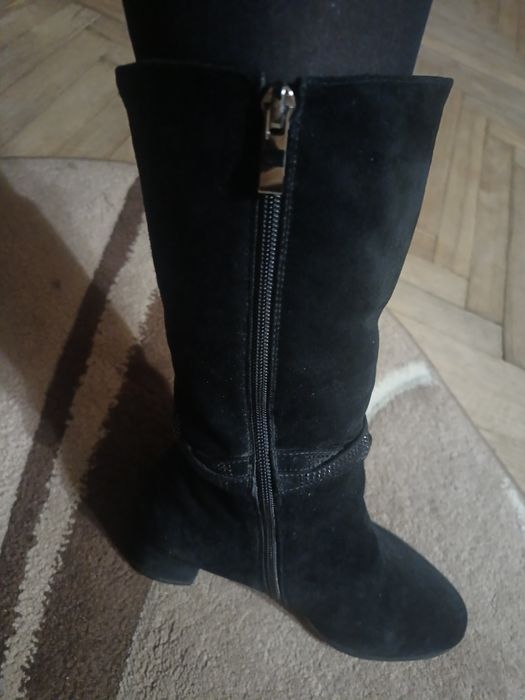 Чоботи замша 38 повномірний