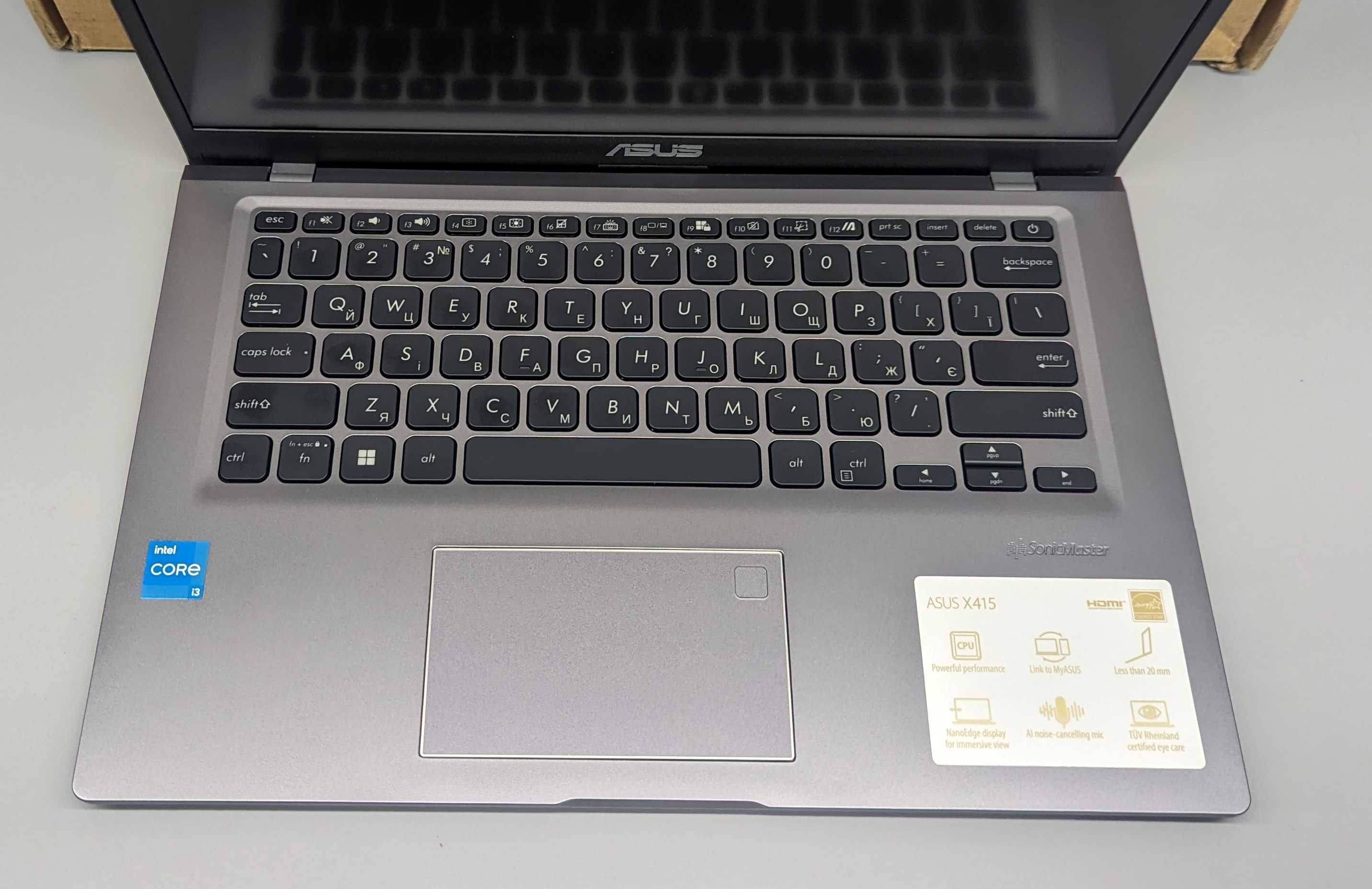 НОВИЙ ASUS X415EA/14'' FHD IPS/Core i3-1115G4/20 GB/SSD 512 GB