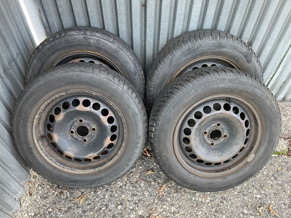 Koła zimowe Opel Astra G 4x100 185/65R15 Opony zimowe Dunlop Firestone