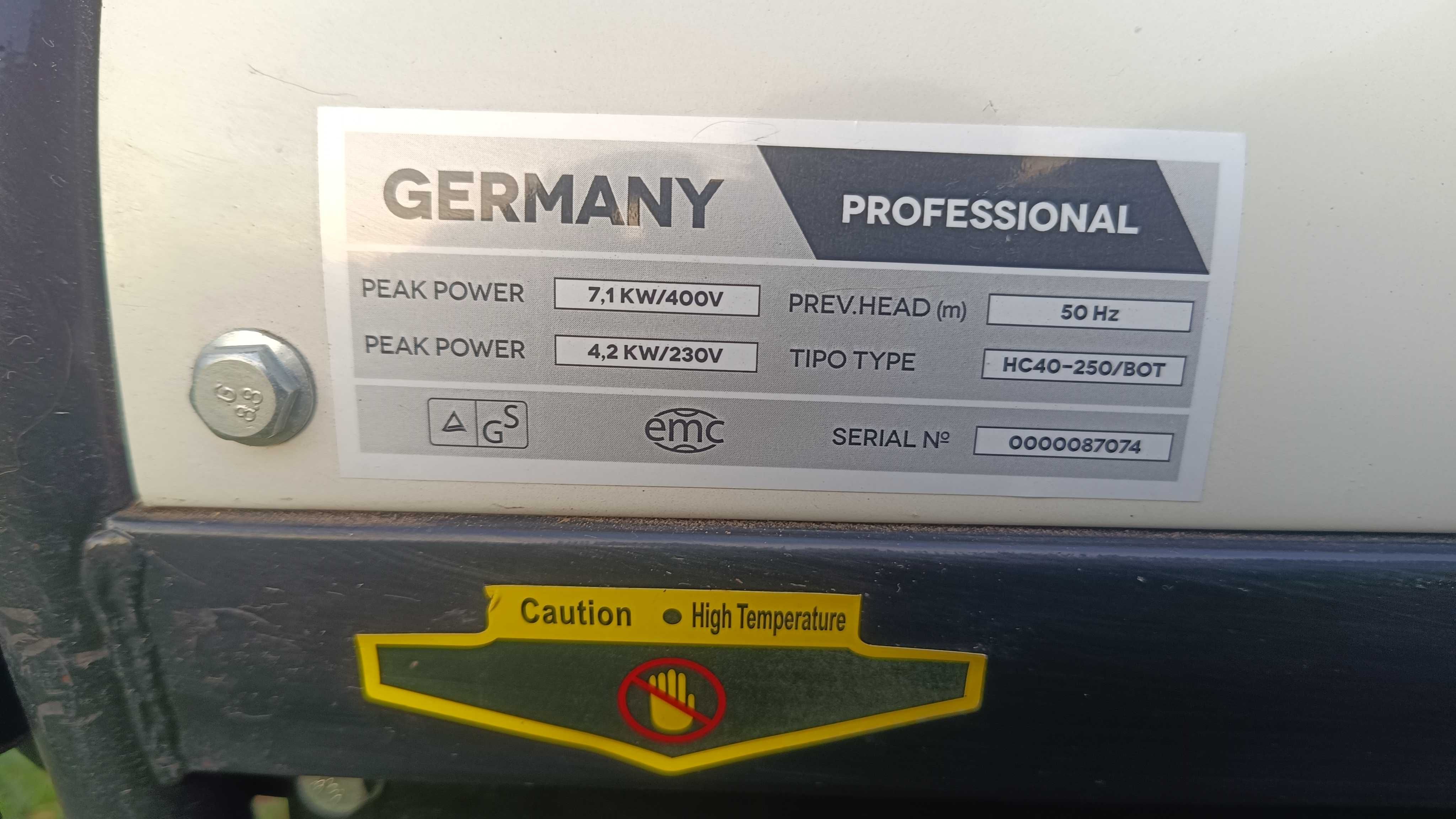 Generator prądu Zilinger Zln9200 7,1kw 2/3 fazy, profesjonalny