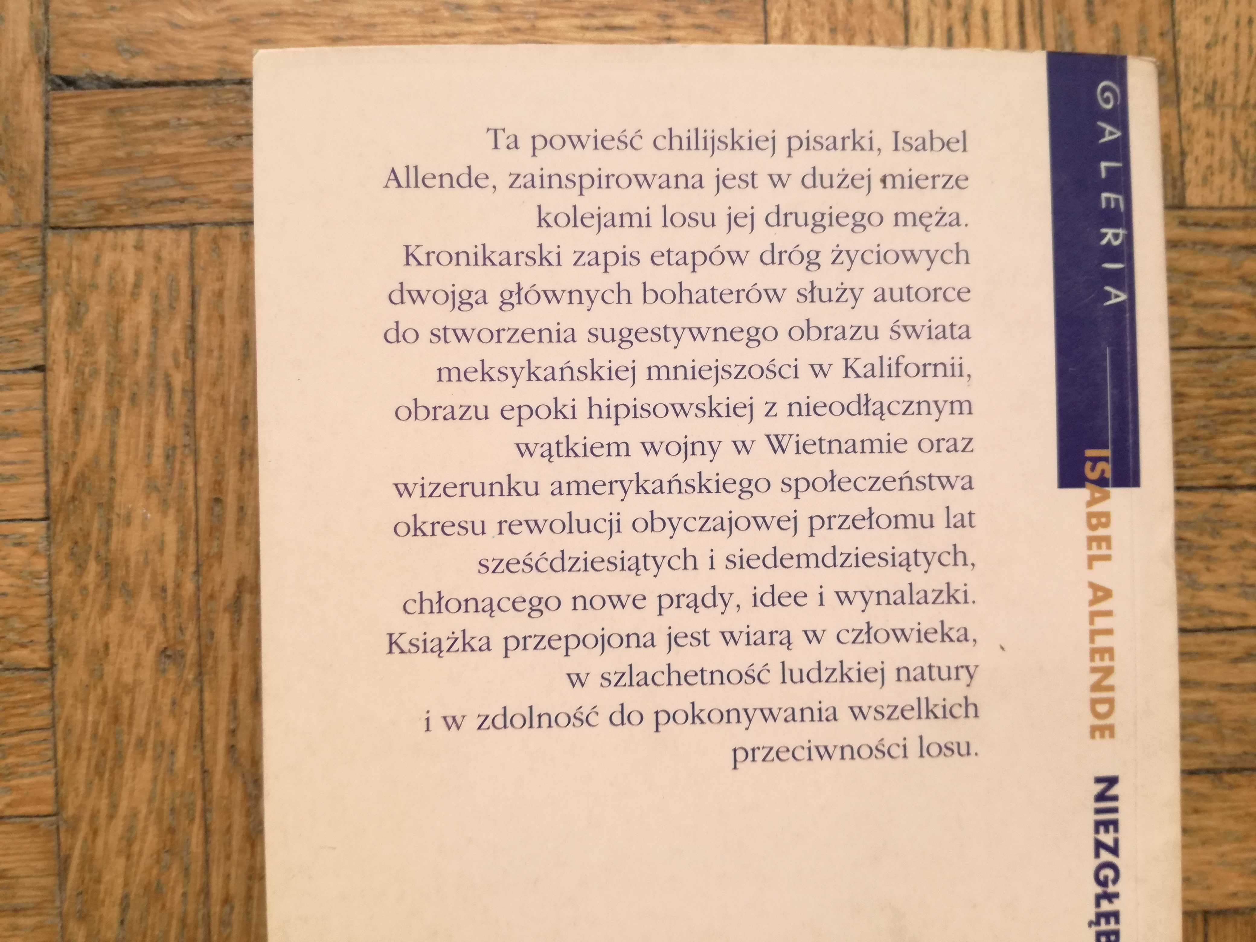 Niezgłębiony zamysł, Isabel Allende