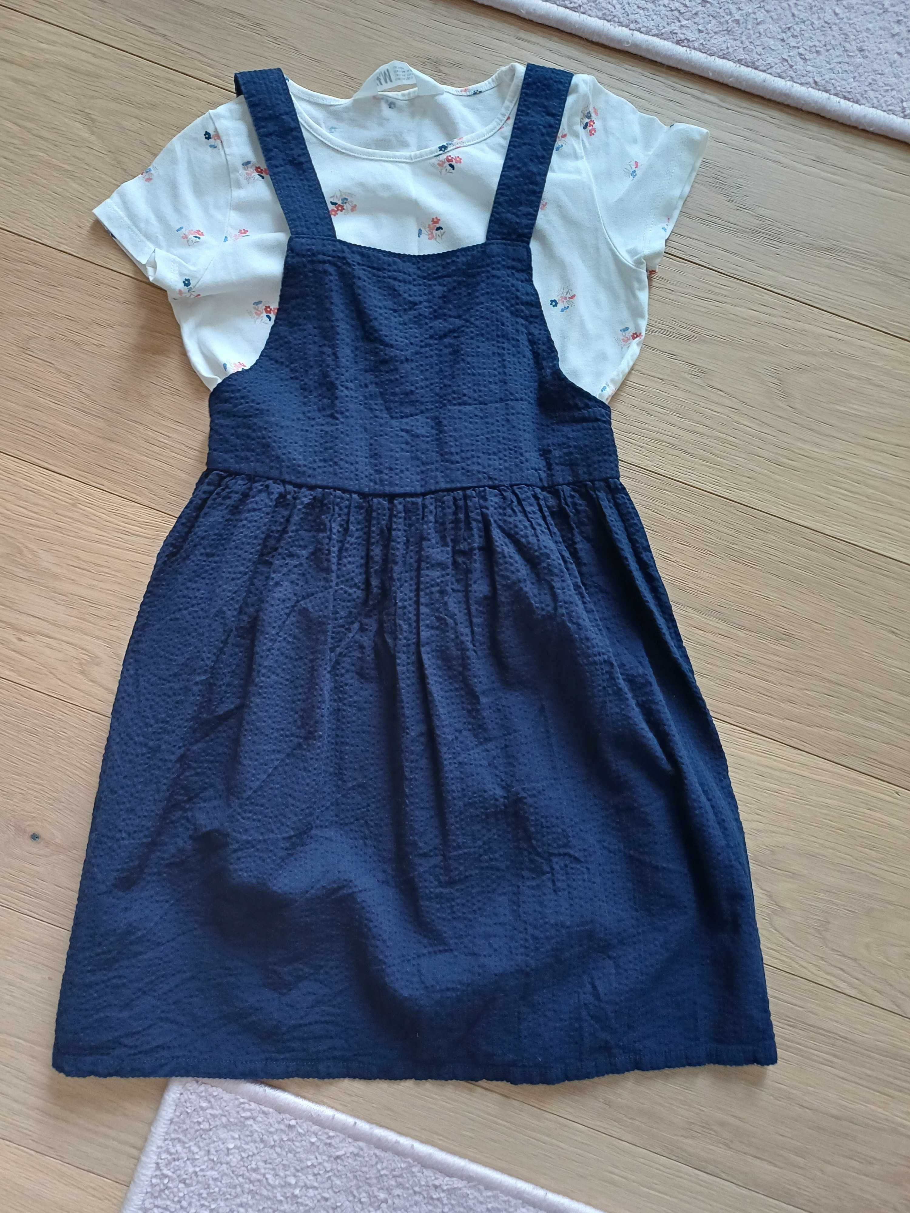 Sukienka, sarafan dla dziewczynki,  h&m r.116