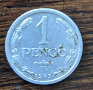 1 Pengo -Moneta z okresu Regencji - Węgry