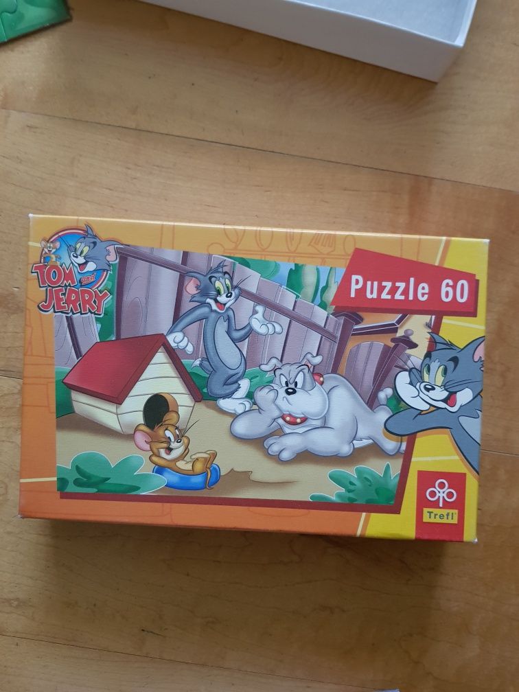 Puzzle 3 pudełka  tom jerry toy story ben 10