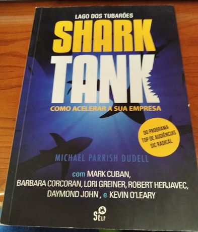 Livro shark tank / lago dos tubarões