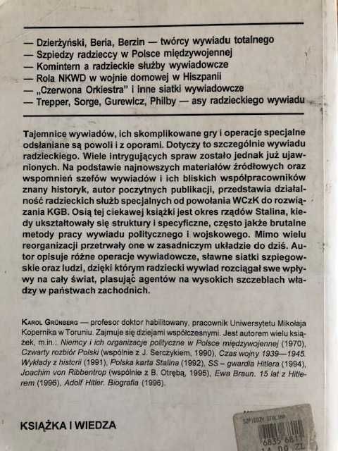 Szpiedzy Stalina - Z dziejów wywiadu radzieckiego - Karol Grunberg