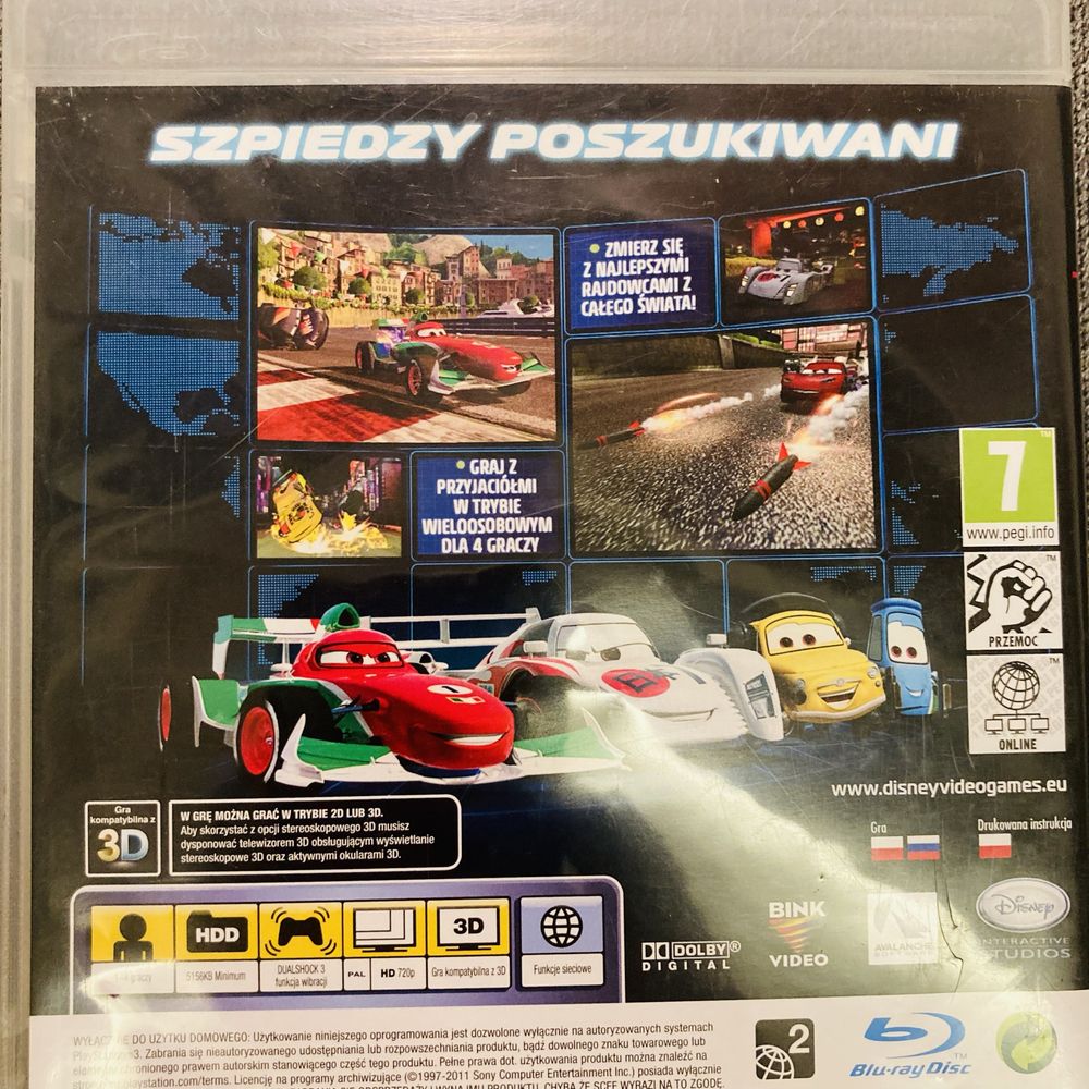 Gra PS3 Auta 2 / Cars 2 [PL] Disney Pixar