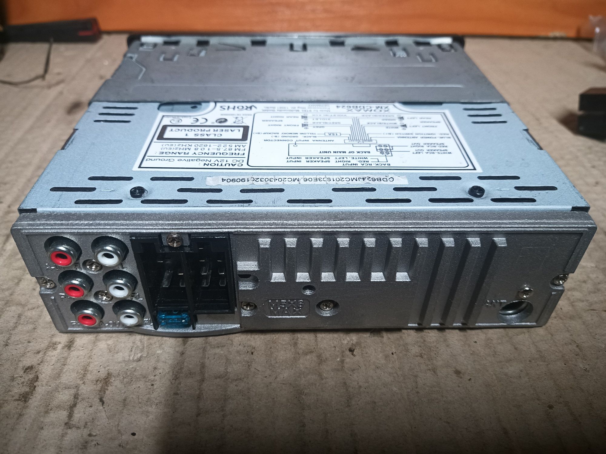 Автомагнітола XOMAX XM-CDB624 USB AUX CD