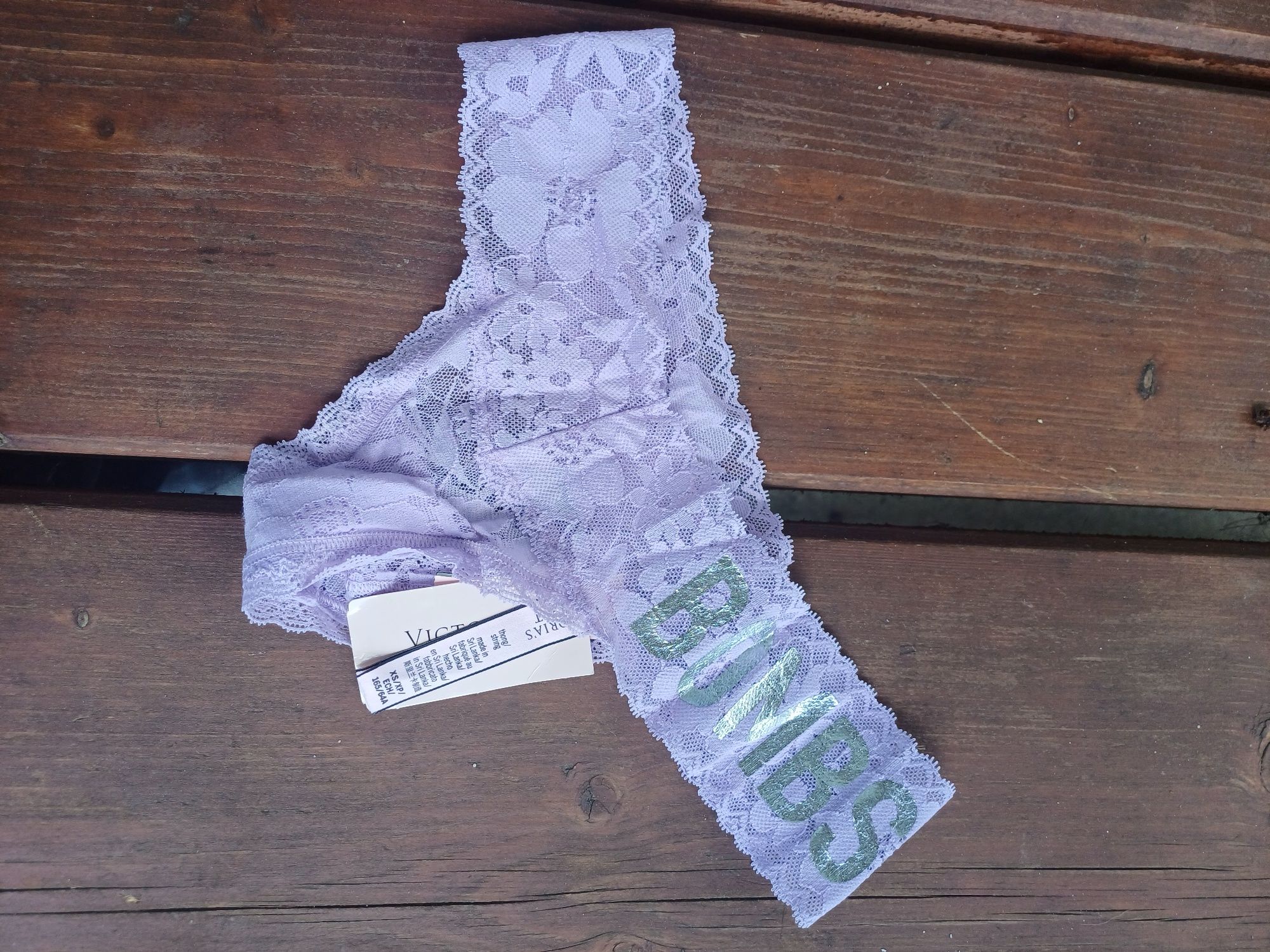 stringi victoria secret bombshell lawendowe