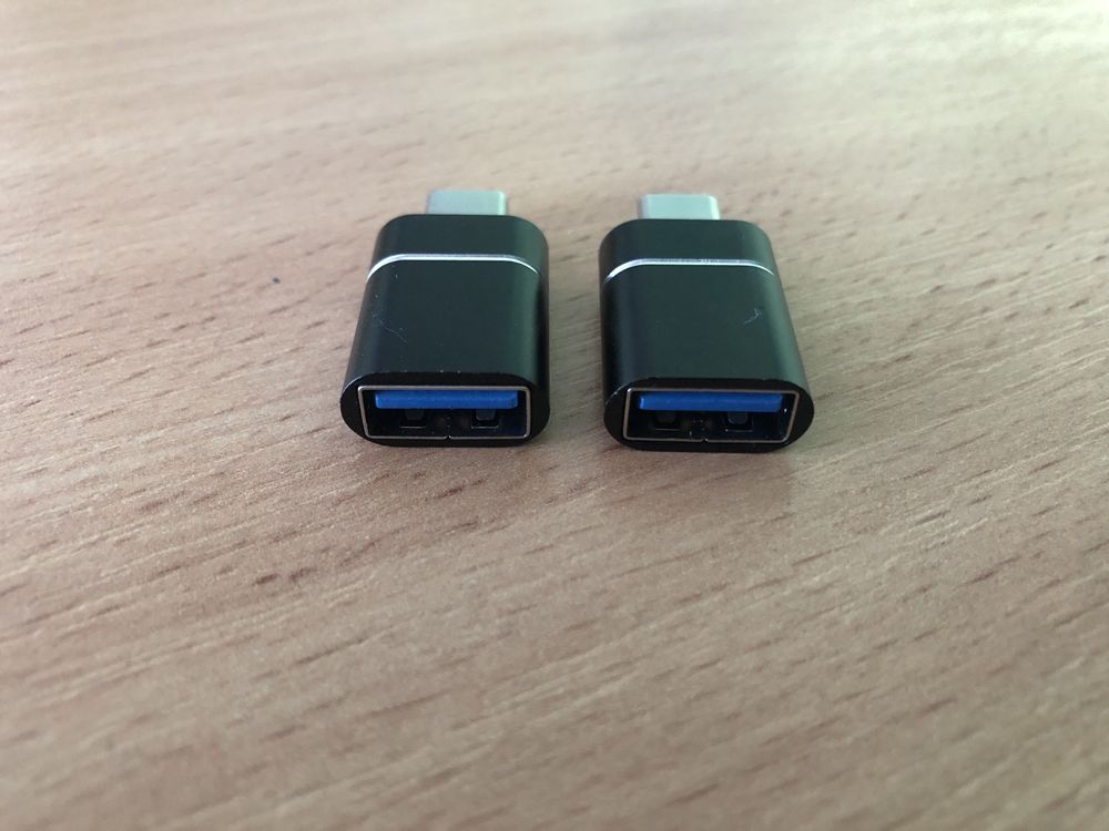 Адаптер-переходник USB на type-c 2 штуки