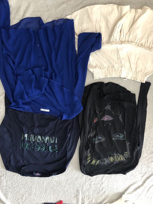 Mega paka ubran ciuchow 45szt ok15kg markowe tanio bdb stan S M damski