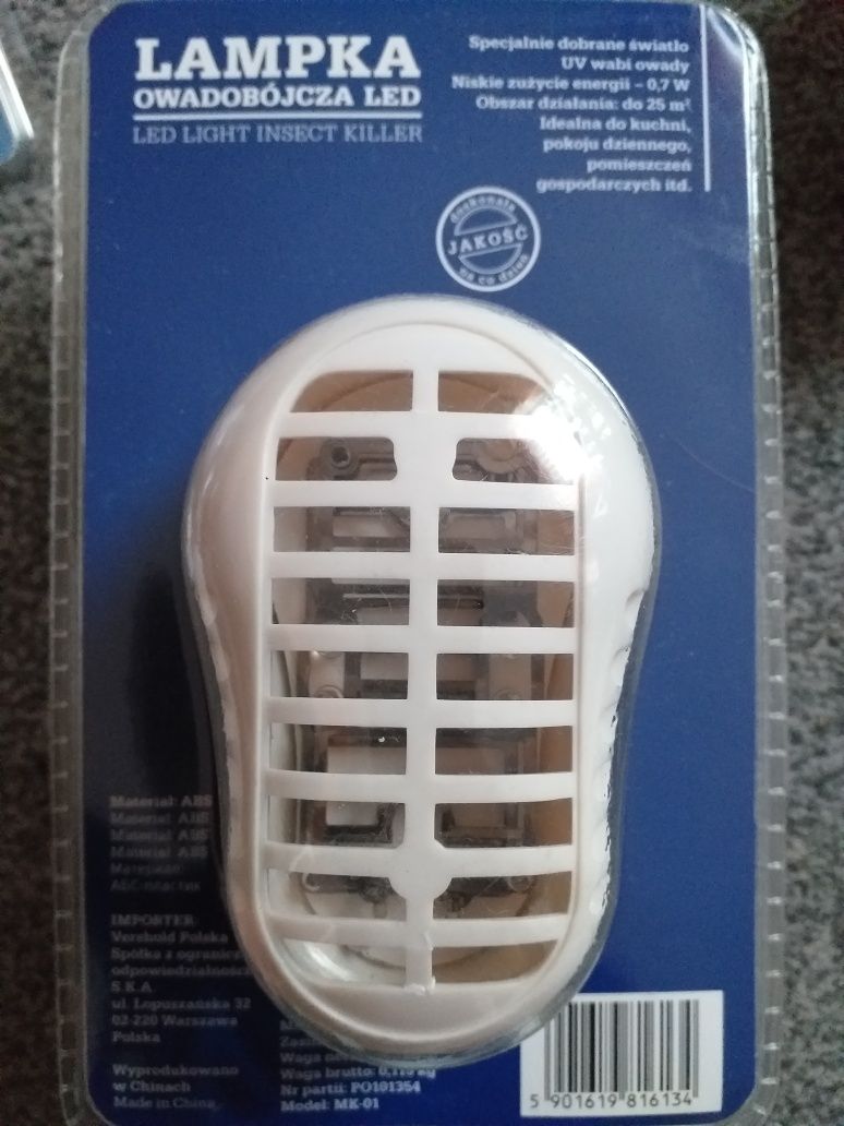 Lampka owadobójcza LED