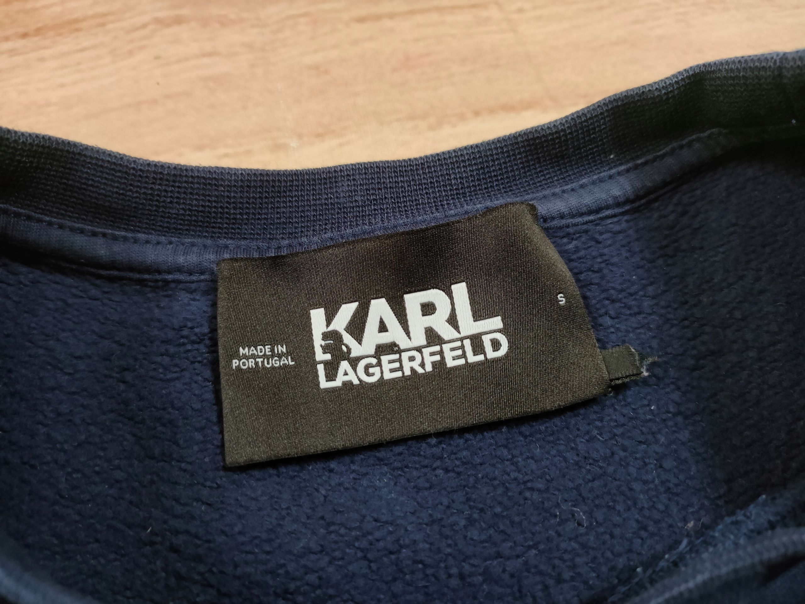 KARL LAGERFELD Bluza Damska Crew Neck Logowana r. S